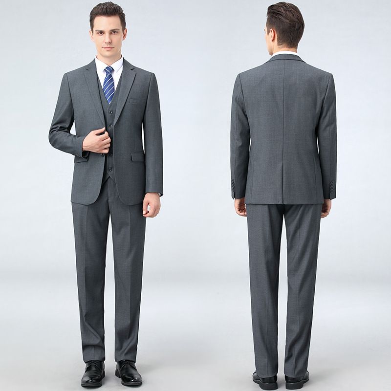 CT 2025 Spring And Autumn Multicolor Wool Set For Men High-end Business Middle-aged Men's Formal Wear Dad's Wedding Suit_voghion.com