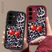 Chic Cherry Leopard Print Phone Case For Samsung Galaxy S23 S22 S21 S25 S24 S20 A35 A55 A35 A15 Note 20 Plus Ultra FE 5G Cover_voghion.com