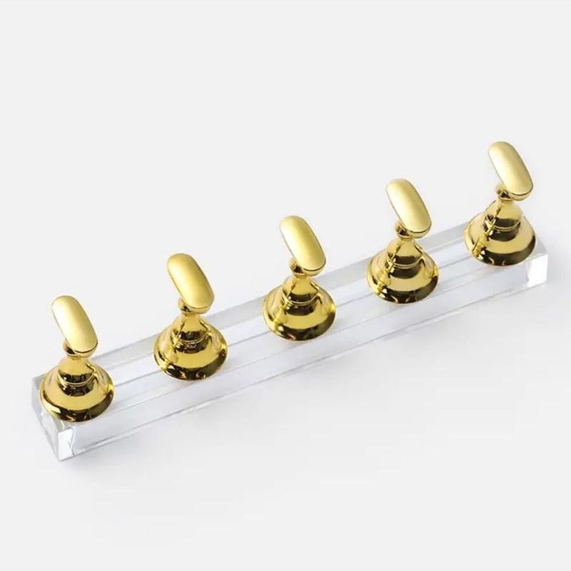 Sets & Kits Nail Art Nail Support Base False Nail Magnet Fixing Bracket Crystal Tool Clay Set Practice Stand Beginner Display_voghion.com