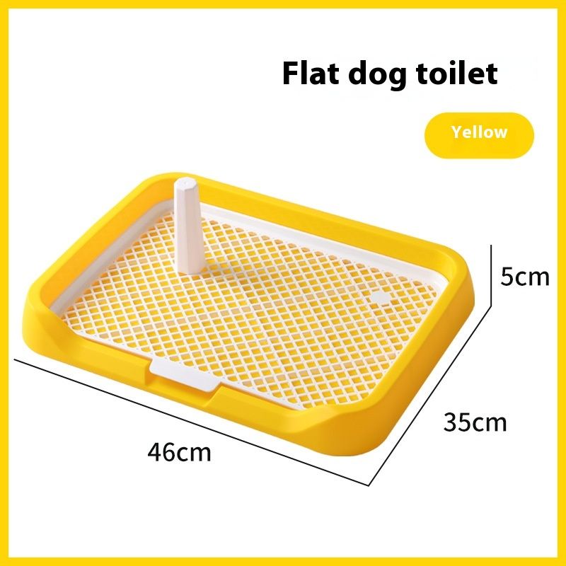 Small medium-sized toilet with removable washable flat bed, pet specific dog urinal, anti stepping feces and urine_voghion.com