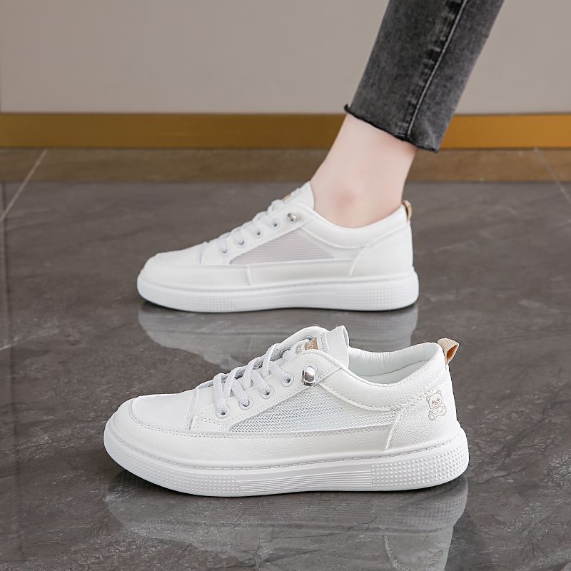 Impression Net Batch Summer White Student Casual Women's Shoes_voghion.com
