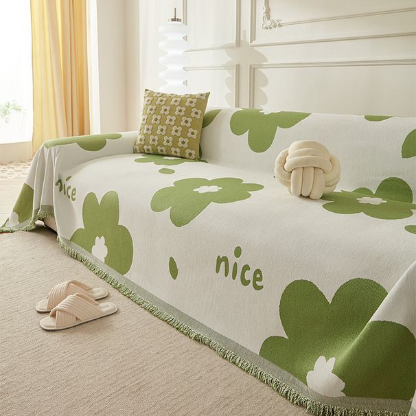 Chenille-Sofabezug mit Zitronenrankenmotiv – Kratzfester Sofaschutz mit vollständiger Abdeckung, einteiliges Design für Anbausofas (180 x 130 cm bis 180 x 460 cm)_voghion.com