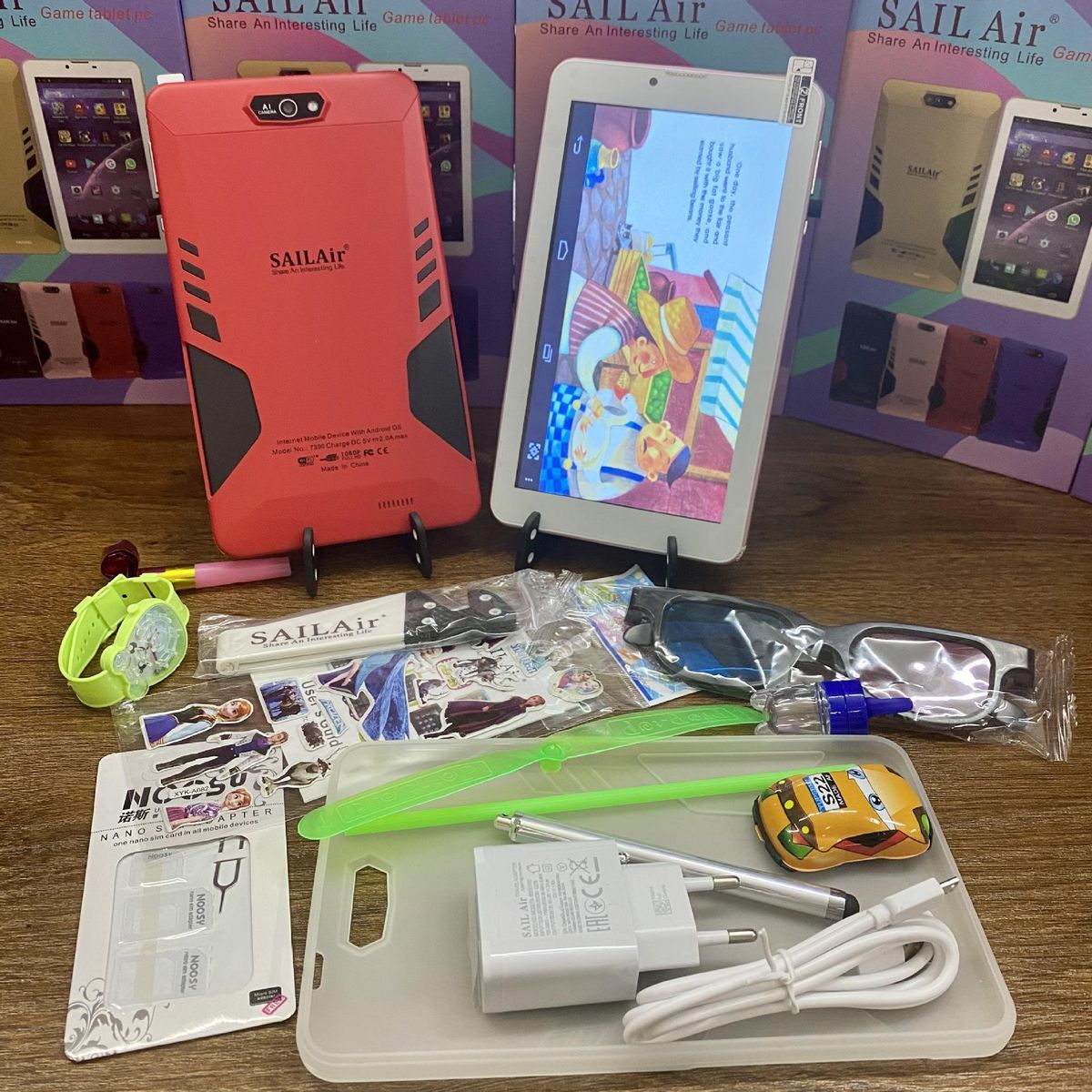 7-calowy tablet dla dzieci z systemem Android i funkcją połączeń 2SIM i Wi-Fi_voghion.com