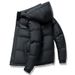 Giacca invernale calda con cappuccio da uomo con tecnologia di riscaldamento al grafene, capospalla in poliestere spesso, cappotto trapuntato leggero per attività all'aperto_voghion.com
