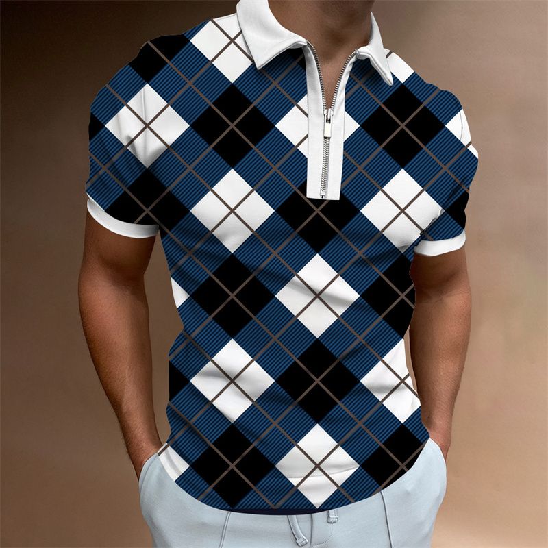 Herren Langarm 3D-Druck Herrenhemden Hochwertige Luxusmode Herren Freizeithemden_voghion.com