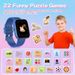 Smart Watches For Girls Boys With Puzzle Games Habit Tracking Audio Book Learn Card HD Touch Screen Pedometer Camera_voghion.com