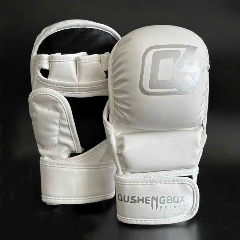 Boxhandschuhe Halbfingerhandschuhe Erwachsene MMA Sanda Fighting Fighting Fingerhandschuhe Atmungsaktive Mantou-Boxhandschuhe für Kinder_voghion.com