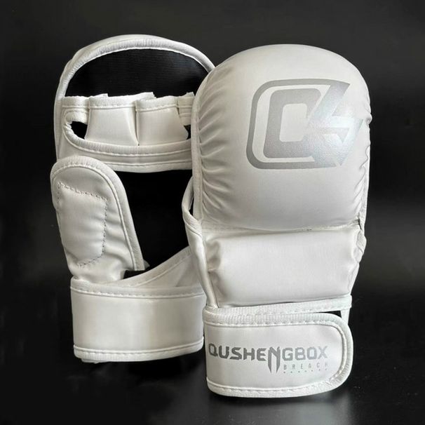 Boxhandschuhe Halbfingerhandschuhe Erwachsene MMA Sanda Fighting Fighting Fingerhandschuhe Atmungsaktive Mantou-Boxhandschuhe für Kinder_voghion.com