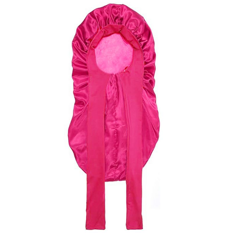 Cuffia da notte per bambini con fiocco, elastico, in seta, in raso_voghion.com