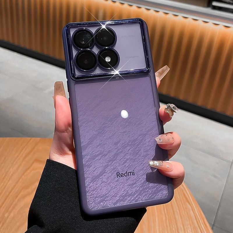 Xiaomi M6 Pro Soft TPU Transparent With Ring Magnetic Protective Back Cover Case For POCO M6Pro 4G Phone Shell_voghion.com