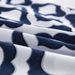 Coprimaterasso geometrico blu marocchino, lenzuolo con angoli in poliestere delicato sulla pelle, coprimaterasso_voghion.com