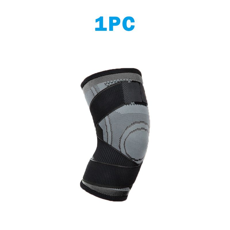 1Pair Men Women Sports Knee Support Compression Sleeves Joint Pain Arthritis Relief Running Fitness Elastic Wrap Brace Knee Pads_voghion.com
