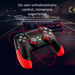 PS4 Wireless Bluetooth Controller For PC TV IOS Android Switch Macro Back Button Continuous Private Mode_voghion.com