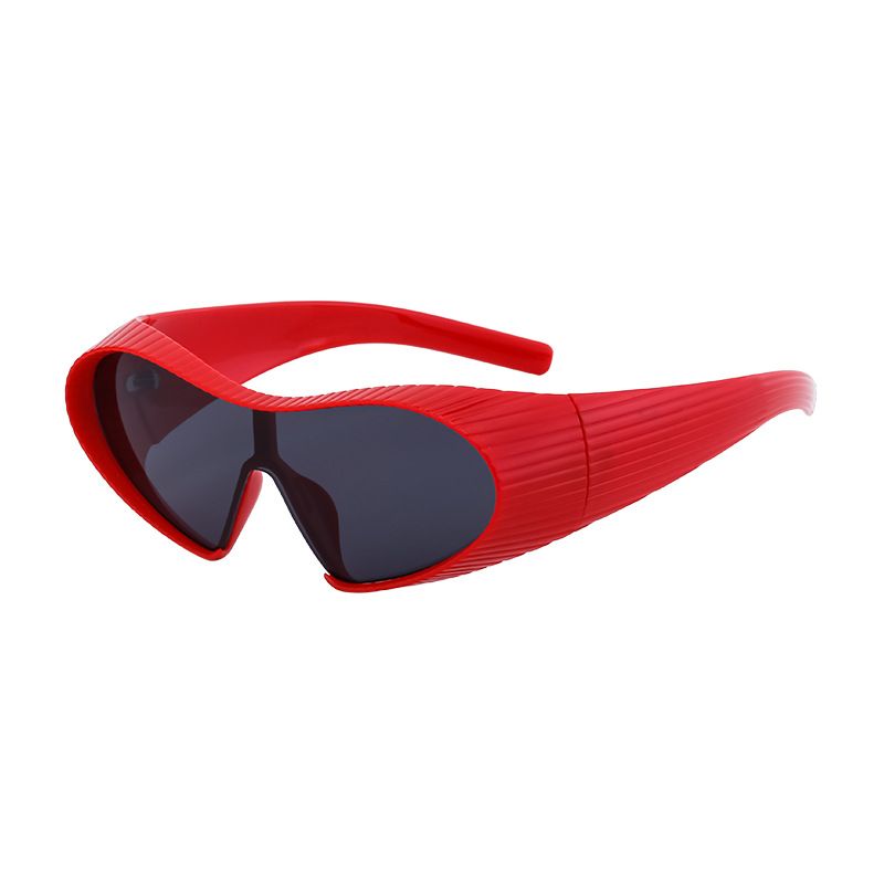 Fashion sports sunglasses men one-piece shaped sunglasses men_voghion.com