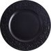 Nordic Rock Pattern Flat Ceramic Dessert Steak Simple High-end Western Dining Household Black Cabbage Plate_voghion.com