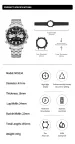 Original Trend Brand LCD Display Analog Digital Quartz Man Clock 30m Waterproof Luminous Wristwatch_voghion.com