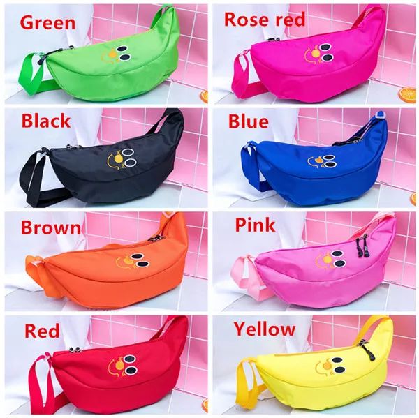 2018 Nuovi bambini aspettano Fanny Pack 3D Lettera colorata stampata Borsa a tracolla Fahion Cute Kid Pure Xma_voghion.com