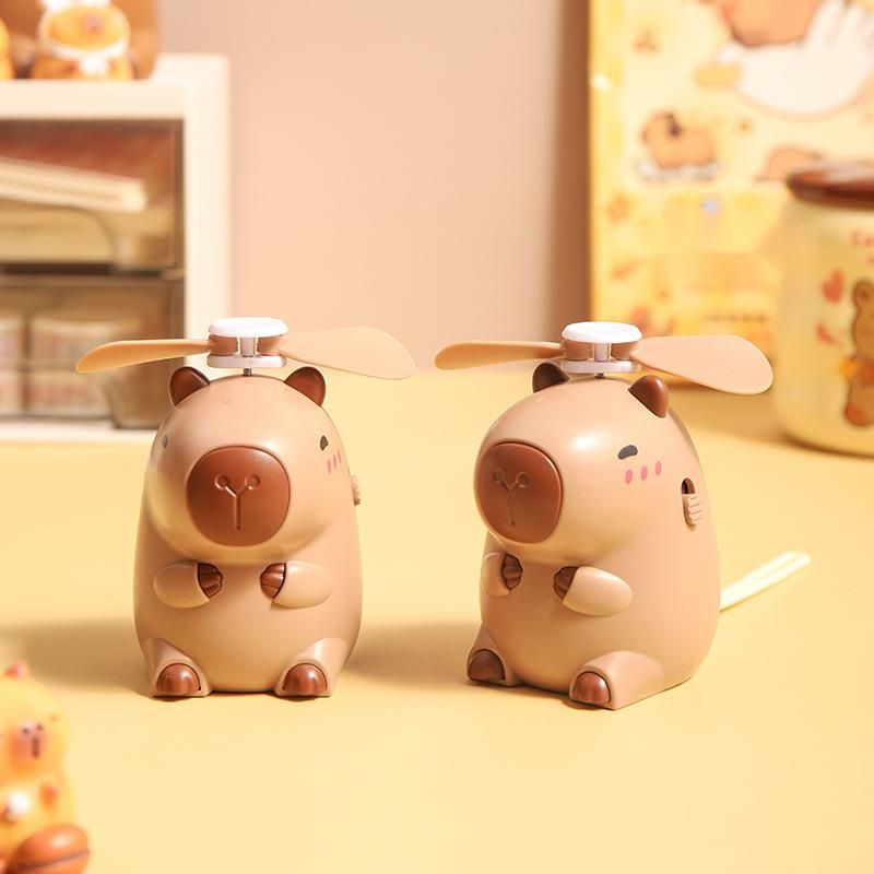 Niedlicher Delphin-Mini-Hals-Hängeventilator für Kinder im Freien, tragbar, USB-aufladbar, Cartoon-Handventilator, Geschenk_voghion.com