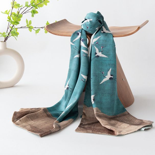 Strictly select gifts for elders, including 100% mulberry silk, real silk long high-end shawls, scarves, and women's_voghion.com