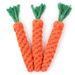 Chewing Toy For Dogs Carrot Made Of Cotton By PawParty Store_voghion.com