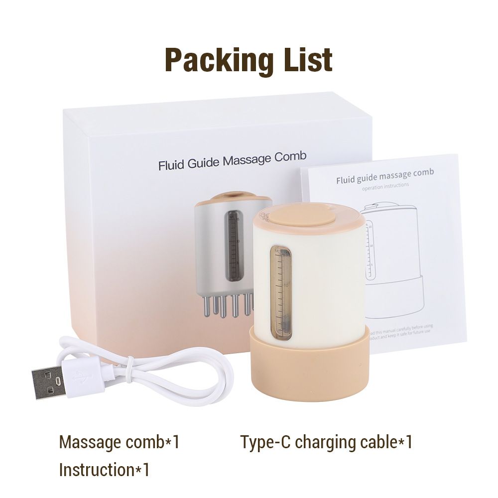 Ny elektrisk hårbottenapplikator vibrationsstyrd vätskemassage EMS mikroström huvud eterisk olja medicin kam_voghion.com