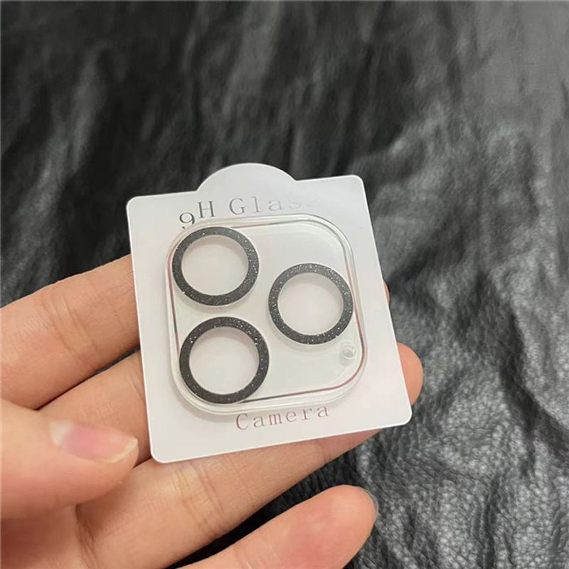 Glitter Camera Screen Protector For iPhone 14 13 12 11 pro max Clear Protective Diamond Back Lens Glass For iphone 14 Plus Cover_voghion.com