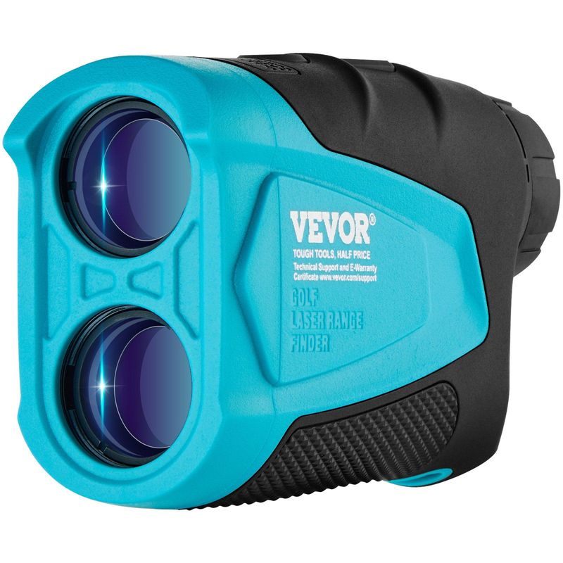VEVOR Golf Rangefinder, 1300 Yards Laser Golfing Hunting Range Finder, 6X Magnification Distance Measuring, Golfing Accessory With External Magnet Mount, High-Precision Flag Lock, Slope, And Batteries_voghion.com