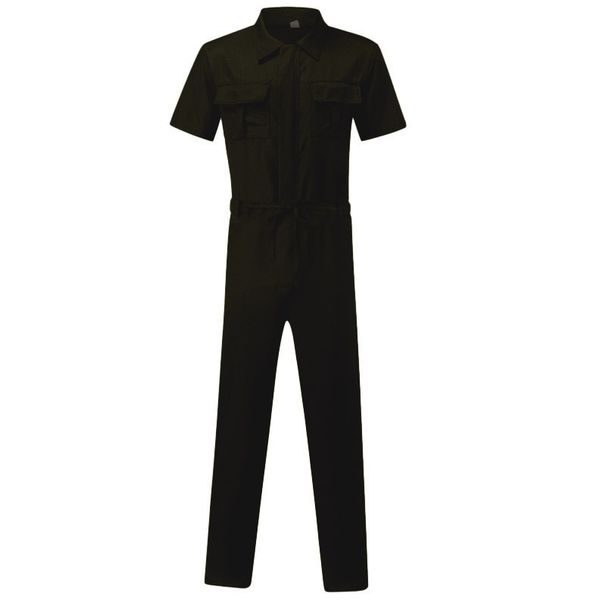 Herrenbekleidung Neue Herrenhosen Lässiger lockerer Overall Gürtel Uniform Arbeitskleidung Overall_voghion.com