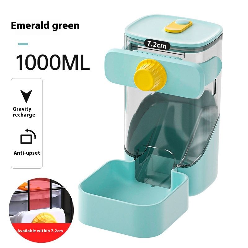 Kazenhänkege Waasserspender automatesch Fudder fir Hënn Set fir Hausdéieren_voghion.com