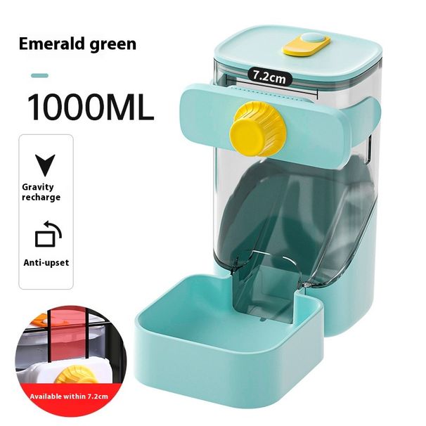 Kazenhänkege Waasserspender automatesch Fudder fir Hënn Set fir Hausdéieren_voghion.com