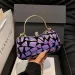 Sequin Evening Patchwork Round Handbag With Shell Clasp 2025 New Trendy Chain Crossbody Small Bag_voghion.com
