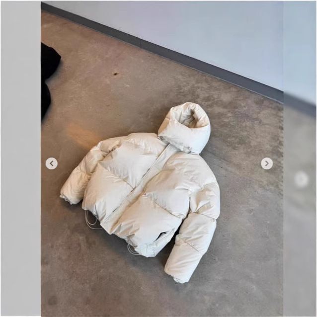 Y2K Streetwear Puffer Jacket – Hip-Hop Skate Style, Detachable Hood, Lightweight & Warm Quilted Coat For Men (S-XL, Black/White/Brown)_voghion.com