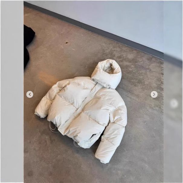 Y2K Streetwear Puffer Jacket – Hip-Hop Skate Style, Detachable Hood, Lightweight & Warm Quilted Coat For Men (S-XL, Black/White/Brown)_voghion.com