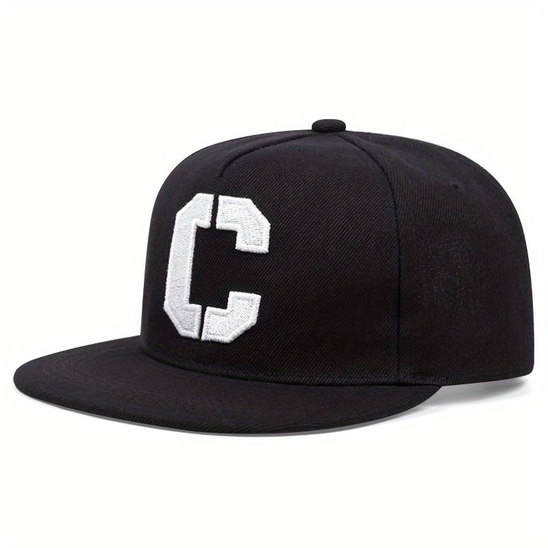 Men's And Women's Letter C Flat Street Hip Hop Baseball Duck Tongue Hat_voghion.com