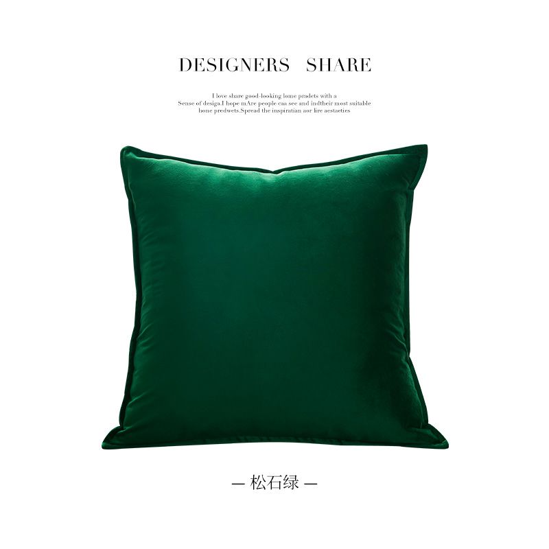 Kadife Yastık Kılıfı Düz Renk Yastık Kılıfı Kanepe Yatak Dekoru Nordic Dekoratif Yastıklar 18x18 inç Housse De Coussin_voghion.com