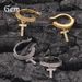 Boucles d'oreilles géométriques en forme de croix pour homme et femme, style hip-hop, en zircone cubique, tendance et bling-bling_voghion.com