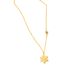 New snowflake pendant necklace, titanium steel minimalist niche design, gold-plated women's collarbone chain_voghion.com