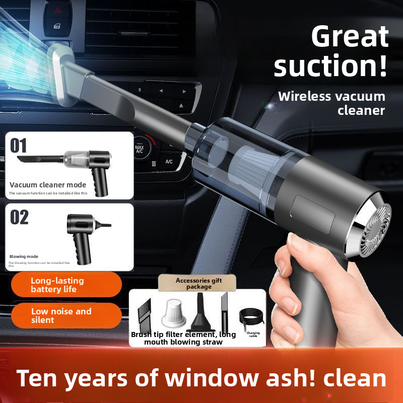 Wireless For Home, Small Powerful Rechargeable Keyboard Cleaner, Desktop Indoor High Suction Car Vacuum Cleaner_voghion.com