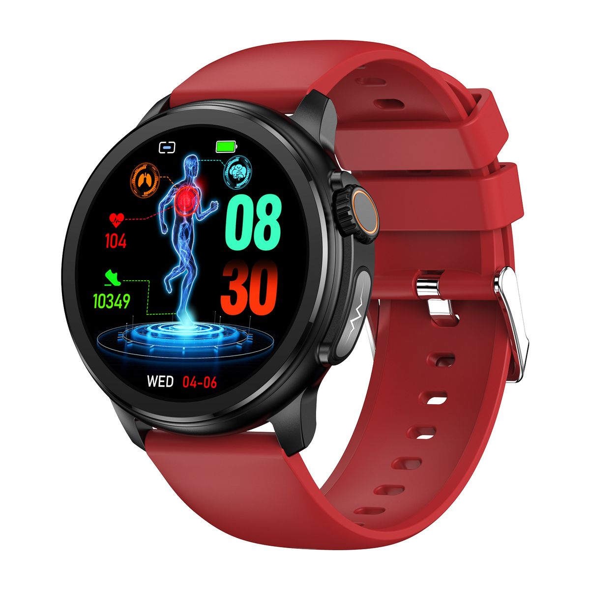 Smart Watch With Blood Pressure & Heart Rate Monitor – Fitness Tracker With Sleep/SpO2 Tracking, 7-14 Day Battery, IOS/Android Compatible_voghion.com