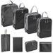New diamond shaped compressed bag for business travel, classified storage of travel clothing, toiletries set_voghion.com
