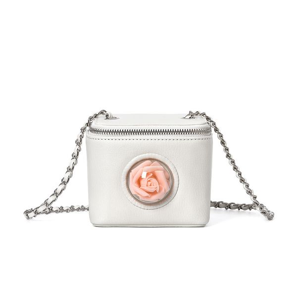 Stilvolle Umhängetasche mit Kette für Damen – Elegante Crossbody-Tasche für den täglichen Gebrauch, PU-Leder, kompakte Größe (11,5 cm x 9 cm x 11 cm), mehrere Farben_voghion.com