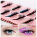 CMAYOME 2-Pairs Colorful False Eyelashes - Bold Voluminous Wispy Lashes For Halloween/Cosplay/Party, Glamorous Dramatic Eye Makeup_voghion.com
