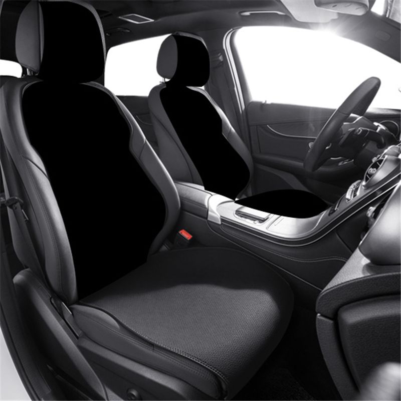 Nappa-Bezüge Komplettset Autokissen Doppelseitig Leder Atmungsaktiv Autositzschutz Universal-Stuhlpolster_voghion.com