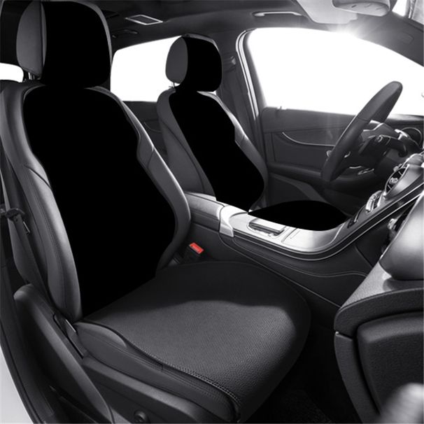 Nappa-Bezüge Komplettset Autokissen Doppelseitig Leder Atmungsaktiv Autositzschutz Universal-Stuhlpolster_voghion.com