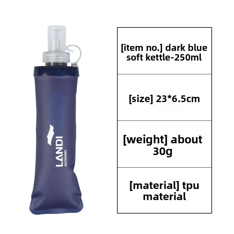 Açık Hava Sporları Katlanabilir Yumuşak Su Isıtıcısı TPU Çekme Yumuşak Su Isıtıcısı Koşu Dağcılık Silikon Taşınabilir Su Torbası_voghion.com
