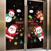New Christmas Wall Santa Claus Snowman Reindeer Window Decoration Non-Adhesive Static Stickers Customizable_voghion.com