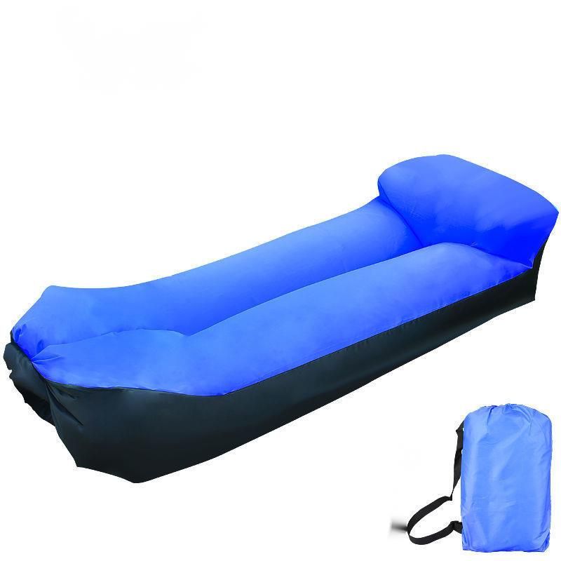 New Inflatable Sofa Outdoor Music Festival Portable Cushion Camping Lazy Lunch Break Beach Air Bed_voghion.com