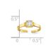 10k CZ Toe Ring_voghion.com