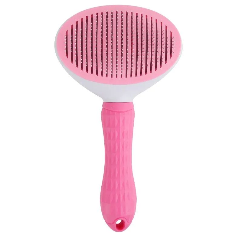 1 count Spazzola per peli di gatto, pettine per cani, toelettatura e cura, spazzola per gatti, pettine in acciaio inossidabile per peli lunghi, pulizia del cane, accessori per animali domestici, gatti e cani_voghion.com