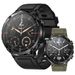 T30 Smart Watch With Bluetooth Calling, Waterproof Fitness Tracker, Heart Rate & Sleep Monitor, Compatible With IOS (Black/Green)_voghion.com